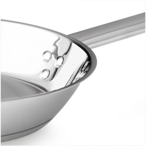 Chảo Inox 3 Lớp Đáy Edelkochen Cosy Prism 28cm - Đảm Bảo Nhiệt Đều, An Toàn Cho Sức Khỏe, Phù Hợp Mọi Loại Bếp