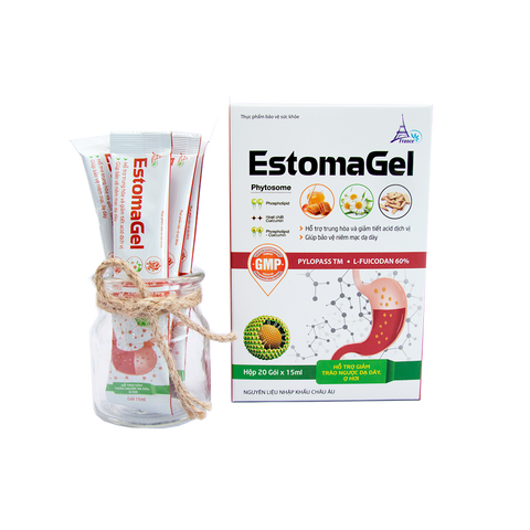 Estomagel Hỗ Trợ Sức Khỏe Dạ Dày Hộp 20 Gói x 15ml