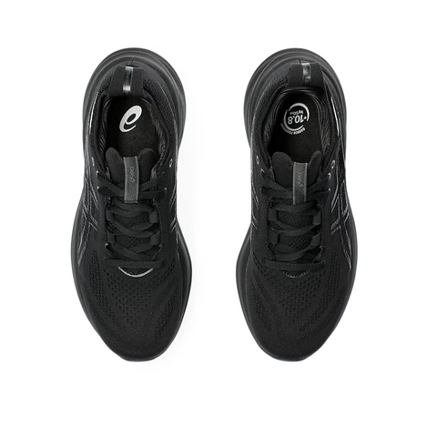 Giày Pickleball Nữ Asics Gel-Nimbus 26 1012B601-002 Đen - Giày Chạy Bộ Thể Thao Đế Cao Su, Mềm Mại, Thoáng Khí