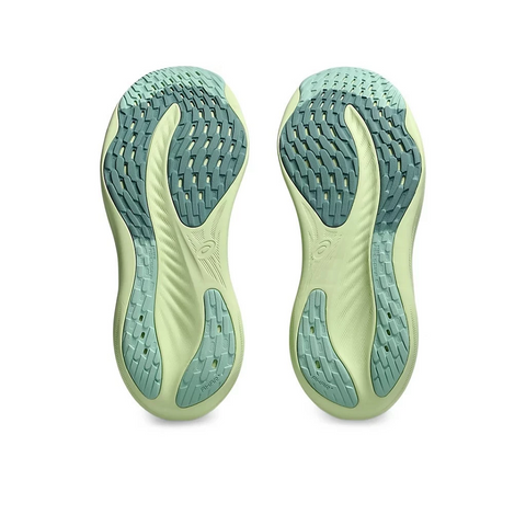 Giày Pickleball Nữ Asics Gel-Nimbus 26 1012B601-005 - Giày Chạy Bộ Thoáng Khí, Ôm Chân, Đế Dày Ổn Định, Đệm Nhẹ, Màu Đen/Cool Matcha