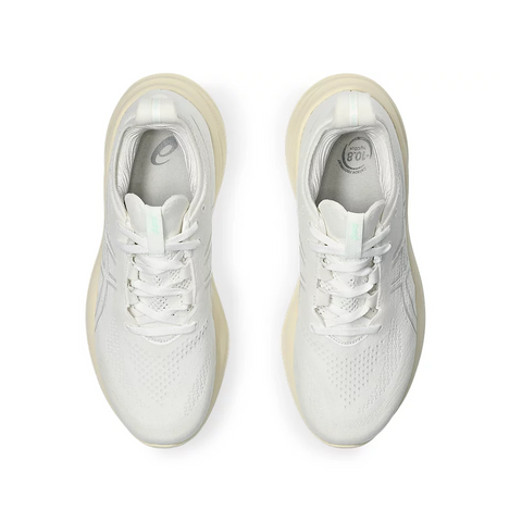 Giày Chạy Bộ Nữ Asics Gel-Nimbus 26 1012B601-101 Trắng - Giày Pickleball Đệm Gel êm ái, Thể Thao Dùng Hằng Ngày