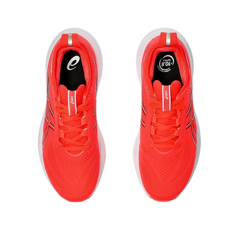 Giày Pickleball Nữ Asics Gel-Nimbus 26 1012B601-600 - Giày Chạy Bộ Ôm Chân, Thoáng Khí, Đỏ Rực Rỡ, Đệm Gel êm ái