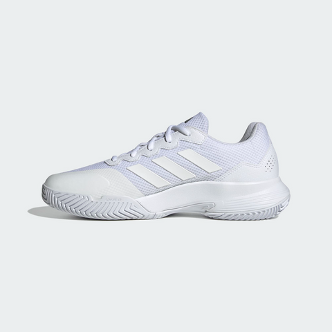 Giày Pickleball Adidas GameCourt 2.0 IG9568 White - Giày Tennis Nam Thoáng Khí, Thiết Kế Hiện Đại, Đế EVA Aêm Ái