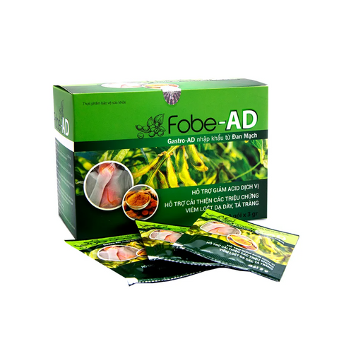 Gói uống hỗ trợ sức khỏe dạ dày Fobe AD
