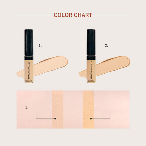 Kem Che Khuyết Điểm Beautiful Cover Concealer Nhật Bản - Che Phủ Tốt, Dễ Dàng Tán, Thân Thiện Với Da, Tạo Làn Da Sáng Mịn