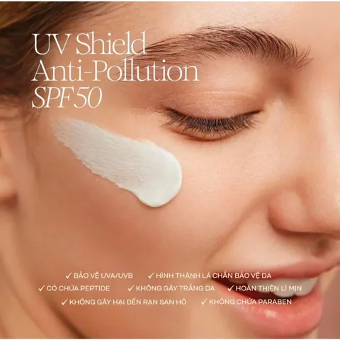 Kem Chống Nắng DBH Anti-Pollution UV Shield SPF50 - Bảo Vệ Da Tối Ưu Chống UVA, UVB, UVC - Dành Cho Mọi Loại Da
