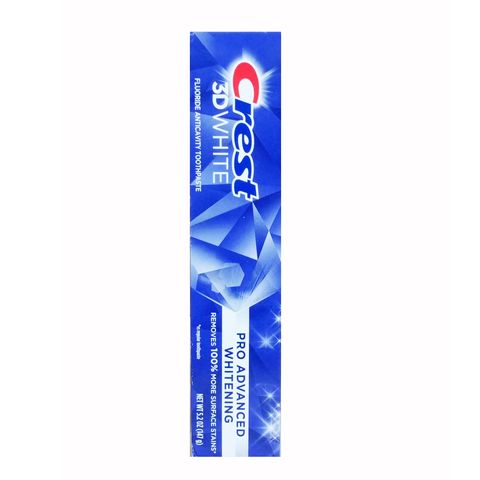 Kem Đánh Răng Crest 3D White 147g - Làm Trắng Răng Hiệu Quả, Loại Bỏ 90% Vết Ố Vàng, Hương Bạc Hà Sảng Khoái, Sản Phẩm Từ Mỹ