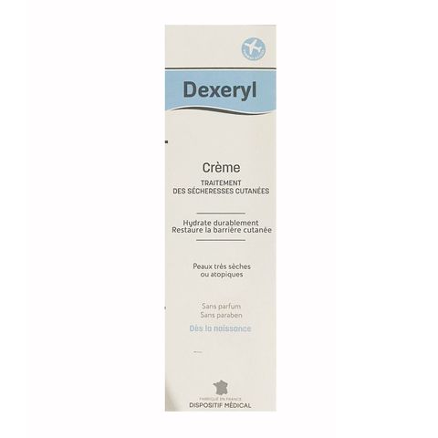 Kem Nẻ Dexeryl Crème 50g, 250g - Dưỡng Ẩm, Chống Nứt Nẻ, Hỗ Trợ Chàm Sữa cho Trẻ Sơ Sinh và Người Lớn, Kem Dưỡng Da Pháp Chính Hãng