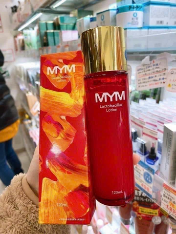 Lotion MYM Lactobacillus Nhật Bản - Dưỡng ẩm, Se Khít Lỗ Chân Lông, Chống Nếp Nhăn, 120ml, Phù Hợp Với Da Khô và Xuất Hiện Nếp Nhăn