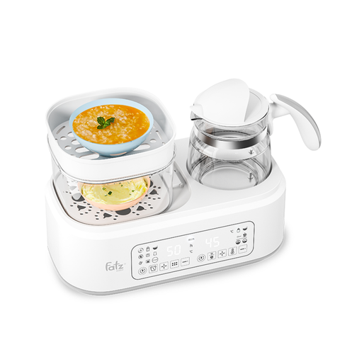 Máy Tiệt Trùng Bình Sữa Đa Năng Fatzbaby Multimax 2 Plus FB9025SL - Nấu Cháo, Làm Sữa Chua, Chức Năng Bảo Quản Thông Minh