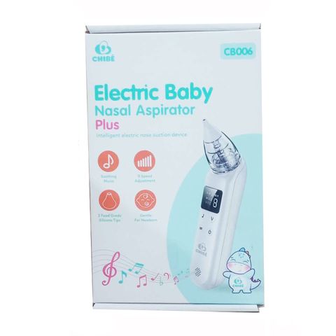 Máy Hút Mũi Điện Tử Chibé CB006 - Thiết Kế Thông Minh, 6 Cấp Độ, Dành Cho Trẻ Sơ Sinh - An Toàn, Tiện Lợi, Vệ Sinh Dễ Dàng