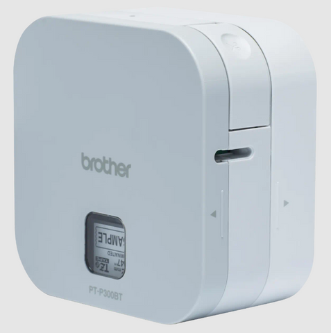 Máy In Tem Nhãn Di Động Brother P-Touch Cube PT-P300BT - Thiết Kế Nhỏ Gọn, Kết Nối Bluetooth, Tương Thích Apple & Android