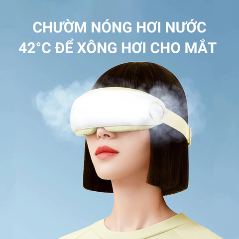 Máy Massage Mắt Hơi Nước Thông Minh PGG - Thiết Bị Chăm Sóc Mắt Giảm Căng Thẳng, Cung Cấp Độ Ẩm và Thư Giãn