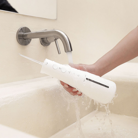 Máy Tăm Nước Không Dây Mooas MWF-P11 Mini - 4 Chế Độ Làm Sạch, Pin 2000mAh, Vòi Phun Chuyên Biệt, Thích Hợp Cho Răng Nhạy Cảm