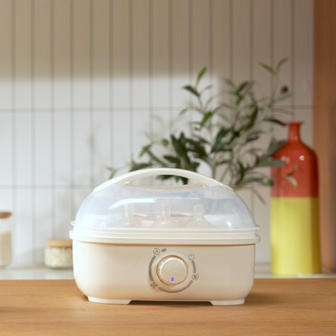 Máy Tiệt Trùng Hơi Nước Sấy Khô Fatzbaby Sumo 4 - Tiệt Trùng 99.9% Vi Khuẩn, Giữ Bình Sữa Khô Ráo, An Toàn Cho Bé