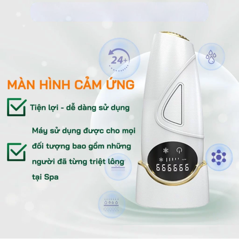 Máy Triệt Lông Công Nghệ Lạnh IPL Lokykin 2023 - Hiệu Quả Không Đau, Giải Pháp Làm Đẹp Tại Nhà, Thích Hợp Cho Mọi Loại Da