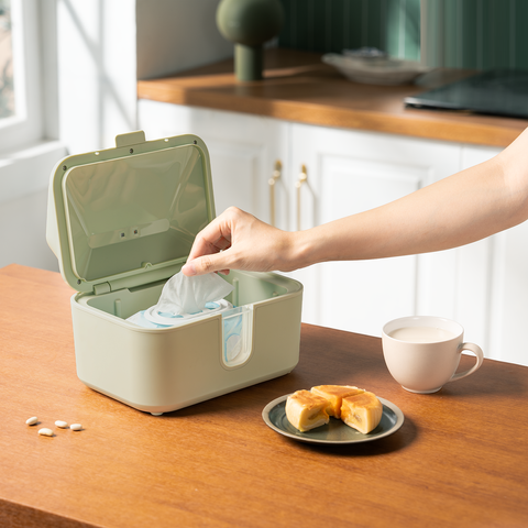 Máy ủ ấm và tiệt trùng khăn giấy ướt Fatzbaby Warm 5 FB7300MX - Công nghệ UVC-LED, tự động tiệt trùng, 3 cấp độ nhiệt, phù hợp cho bé
