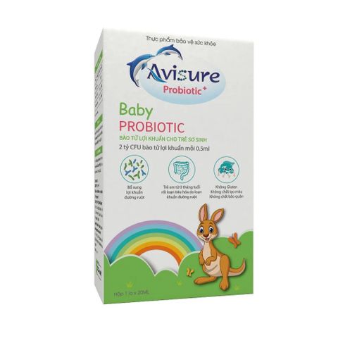 Men Vi Sinh Avisure Probiotic Hỗ Trợ Bổ Sung Lợi Khuẩn - Giải Pháp Cho Rối Loạn Tiêu Hóa 20ml Cho Trẻ Em