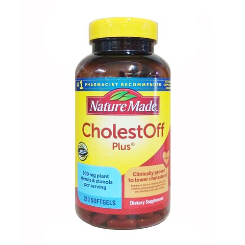 Viên uống hỗ trợ cholesterol Nature Made Cholest Off Plus 210 viên - Hỗ trợ sức khỏe tim mạch chính hãng Mỹ