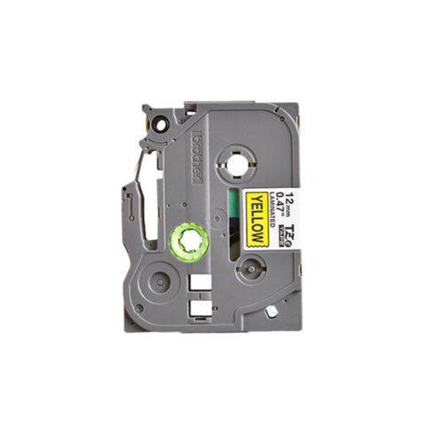 Nhãn in Brother TZe-631 12mm Chữ Đen Nền Vàng - Bền Bỉ, Chịu Nhiệt, Chống Nước - Giải Pháp Lý Tưởng Cho Văn Phòng, Dán Nhiều Bề Mặt