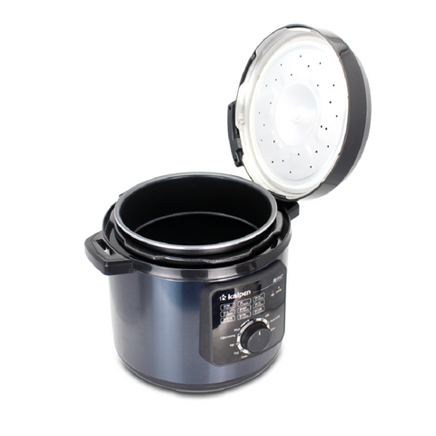 Nồi Áp Suất Điện Kalpen P4 6L - An Toàn, Dùng Để Nấu Cơm, Làm Cháo, Hầm Thịt - Thiết Kế 2 Lớp Chống Nóng, Chống Dính