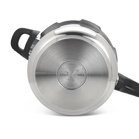 Nồi Áp Suất Inox Kalpen P2 6L - Thích Hợp Cho Bếp Từ, 4 Tầng Bảo Vệ, Vung Kính, Xửng Hấp Inox 304, An Toàn Dùng Cho Gia Đình 2-8 Người