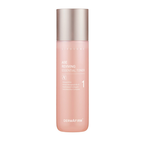 Nước Cân Bằng Cấp Ẩm Dermafirm Age Reviving Essential Toner A4 - Toner Đặc Trị Dưỡng Ẩm và Trẻ Hóa Da Mềm Mịn 200ml