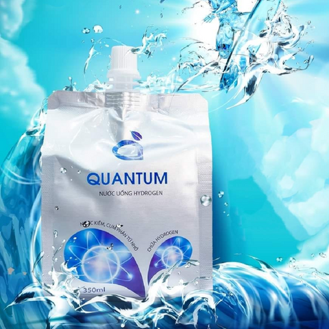 Nước Uống Hydrogen Quantum - Nước Ion Kiềm Giàu Hydrogen, Hỗ Trợ Cung Cấp Khoáng Chất, Giúp Trung Hòa Axit, Thải Độc Cho Cơ Thể