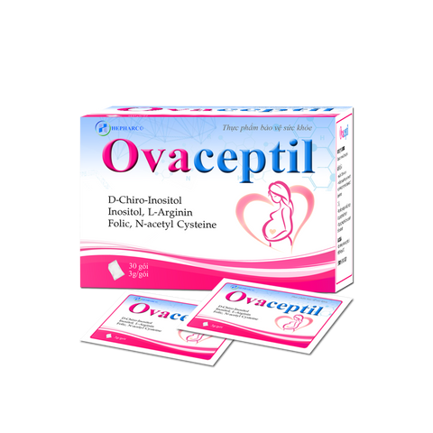 Viên Uống Ovaceptil Tăng Cường Sức Khỏe Sinh Sản Phụ Nữ - Bổ Sung Inositol, Vitamin và Khoáng Chất Thiết Yếu, Hỗ Trợ Chuẩn Bị Mang Thai