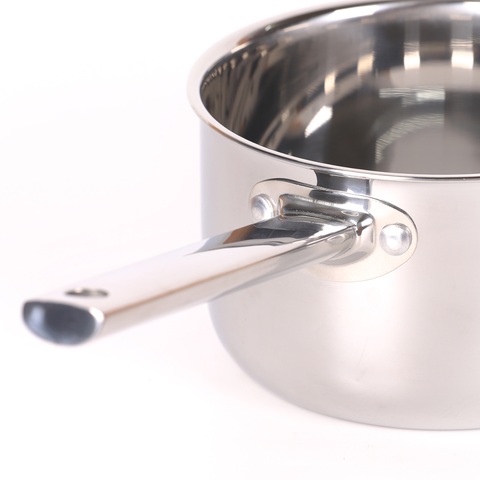 Quánh Inox 3 Lớp Liền Khối Đáy Từ Kalpen Emer EM16 - Dùng Cho Bếp Từ, Gas, Chịu Nhiệt Tốt - Chất Liệu Inox 304 An Toàn