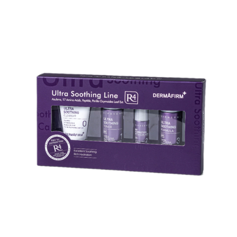 Set Mini 4 Món Dermafirm Ultra Soothing Line R4 - Chăm Sóc Da Nhạy Cảm, Phục Hồi, Cấp Ẩm, Trẻ Hóa Da