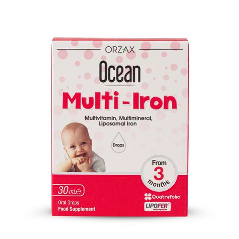 Siro Ocean Multi Iron Bổ Sung Sắt và 14 Vi Chất Cho Bé - Thực Phẩm Chức Năng Giúp Tăng Cường Sức Đề Kháng và Hấp Thu Dinh Dưỡng