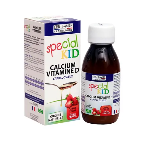 Siro Special Kid Calcium Vitamin D hỗ trợ bổ sung Canxi, Vitamin D cho trẻ