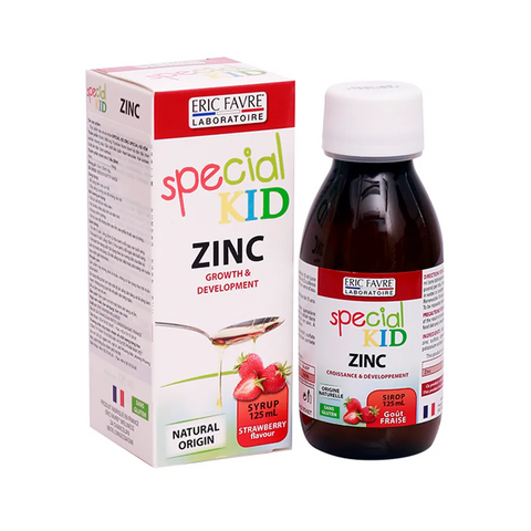 Siro Special Kid Zinc - Bổ Sung Kẽm Tăng Đề Kháng Cho Trẻ Em - Siro Nhập Khẩu Chính Hãng Từ Pháp 125ml