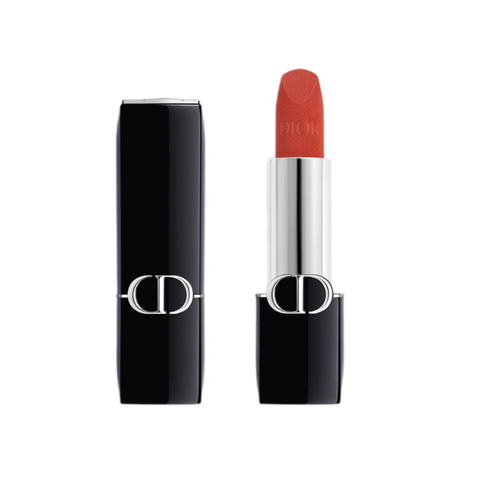 Son thỏi Dior Rouge Velvet Finish 228 Mythique màu đỏ cam gạch - Son môi mịn nhung, bám màu lâu, phù hợp với mọi tông da