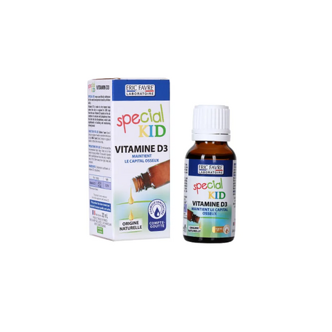 Siro Bổ Sung Vitamin D3 Nhỏ Giọt Chuyên Dụng Cho Trẻ Em - Hương Hướng Dương Eric Favre, Hỗ Trợ Phát Triển Xương Và Răng