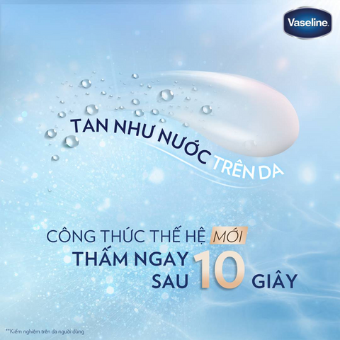 Sữa dưỡng thể Vaseline Gluta HYA Serum 10X Flawless Glow Thái Lan 330ml