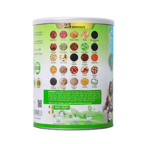 Sữa Hạt Ngũ Cốc Dinh Dưỡng 25 Green Nutri - Giải Pháp Bổ Sung Dinh Dưỡng Từ Thiên Nhiên Cho Trẻ Em Và Người Ăn Chay