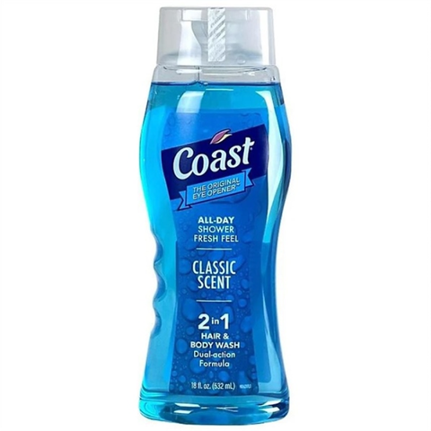 Sữa tắm coast nam 2in1 classic scent 532ml pacific force