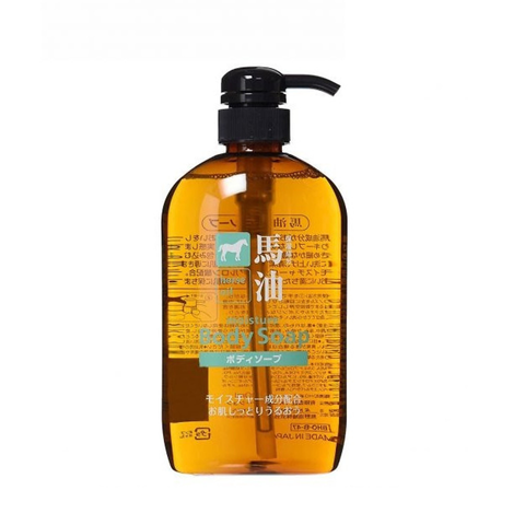 Sữa tắm mỡ ngựa nhật bản horse oil moisture body soap 600ml