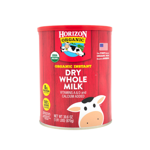 Sữa Bột Nguyên Kem Hữu Cơ Horizon Organic - Sữa Tươi Đậm Đặc Cho Trẻ Em Từ 1 Tuổi, Giàu Canxi Và Vitamin D, 870g