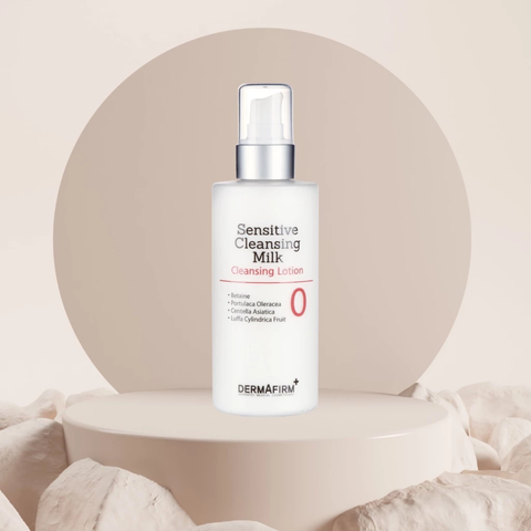 Tẩy Trang Dạng Sữa Dermafirm Sensitive Cleansing Milk 200ml - Chăm Sóc Da Nhạy Cảm, Làm Sạch Dịu Nhẹ, Thảo Dược Tự Nhiên