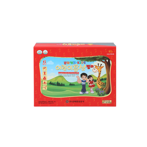 Thạch Hồng Sâm Đỏ Baby Kanghwa Hàn Quốc - Hỗ trợ tăng cường miễn dịch và phát triển cho trẻ em (30 Gói x 20g)