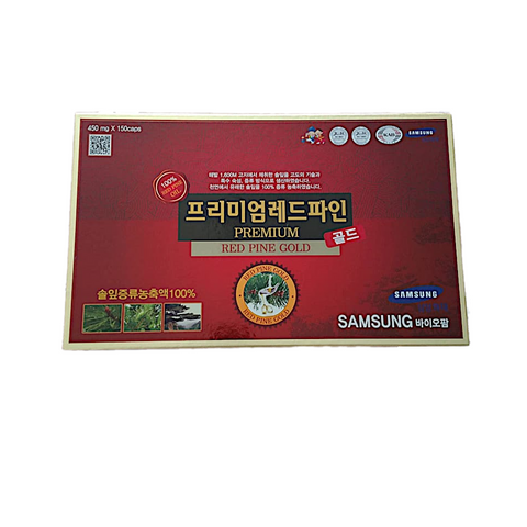 Tinh Dầu Thông Đỏ Samsung 150 Viên - Hỗ Trợ Sức Khỏe, Tăng Cường Lưu Thông Máu, Chăm Sóc Tim Mạch, Thực Phẩm Bảo Vệ Sức Khỏe