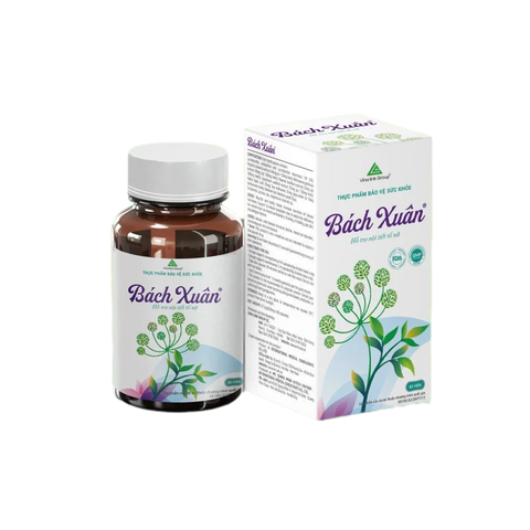 Viên uống Bách Xuân hỗ trợ cân bằng nội tiết tố nữ - Tăng cường sức khỏe và cải thiện tâm trạng cho phụ nữ trưởng thành, 60 viên