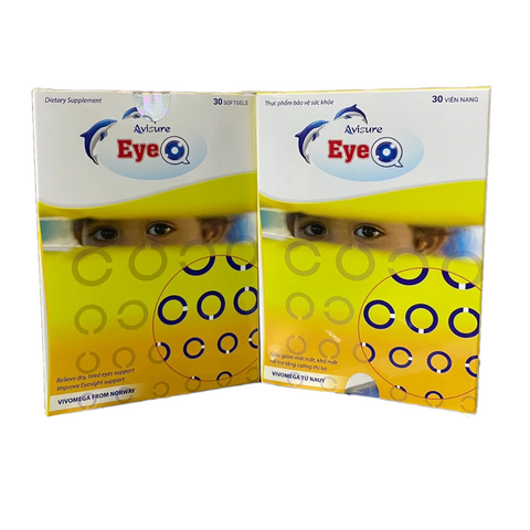 Viên uống bổ mắt Avisure EyeQ - Giải pháp tăng cường thị lực, giảm nhức mỏi cho người lớn và trẻ từ 6 tuổi, cực kỳ tiện lợi.