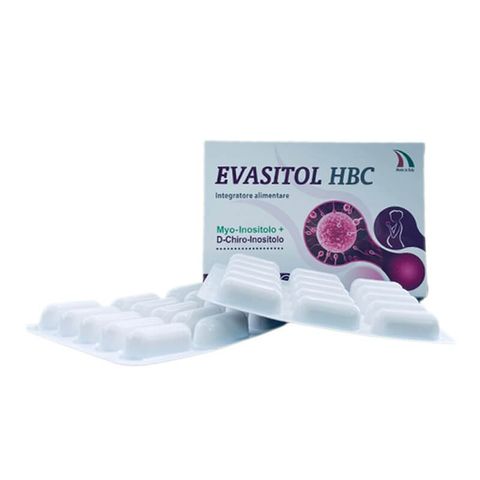 Viên uống hỗ trợ tăng khả năng thụ thai Evasitol HBC - Cải thiện nội tiết, chu kỳ kinh nguyệt cho phụ nữ hiếm muộn, 30 viên