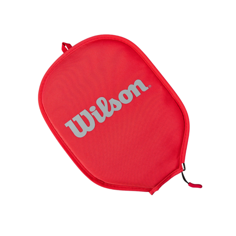 Vỏ bọc bảo vệ vợt Pickleball Wilson Cover WR8905600 - Chất liệu Polyester bền, bảo vệ vợt hiệu quả, màu xám/đỏ