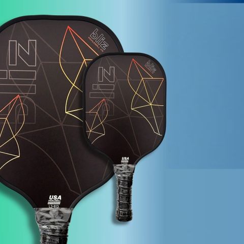 Vợt Pickleball BLiz L3-613 - Vợt Sợi Thủy Tinh Chống Trượt, Thiết Kế Đen Cam Nổi Bật, Kiểm Soát Tốt, Dùng Cho Người Chơi Pickleball
