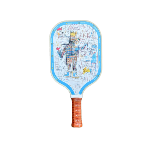 Vợt Pickleball Carbon Fiber T300 BlizCT-09 - Thiết Kế Họa Tiết Jean Michel Basquiat, Trọng Lượng Nhẹ, Chơi Tấn Công và Phòng Thủ Xin Chào